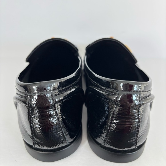 Jeffrey Campbell Addie Bit Black Patent Leather Loafer 9 - Picture 9 of 12